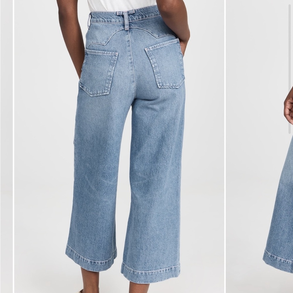 Ms. Ava Cloud Stitch High Rise Barrel Leg Jean